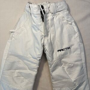Arctix White Kids Snow/Ski Pants